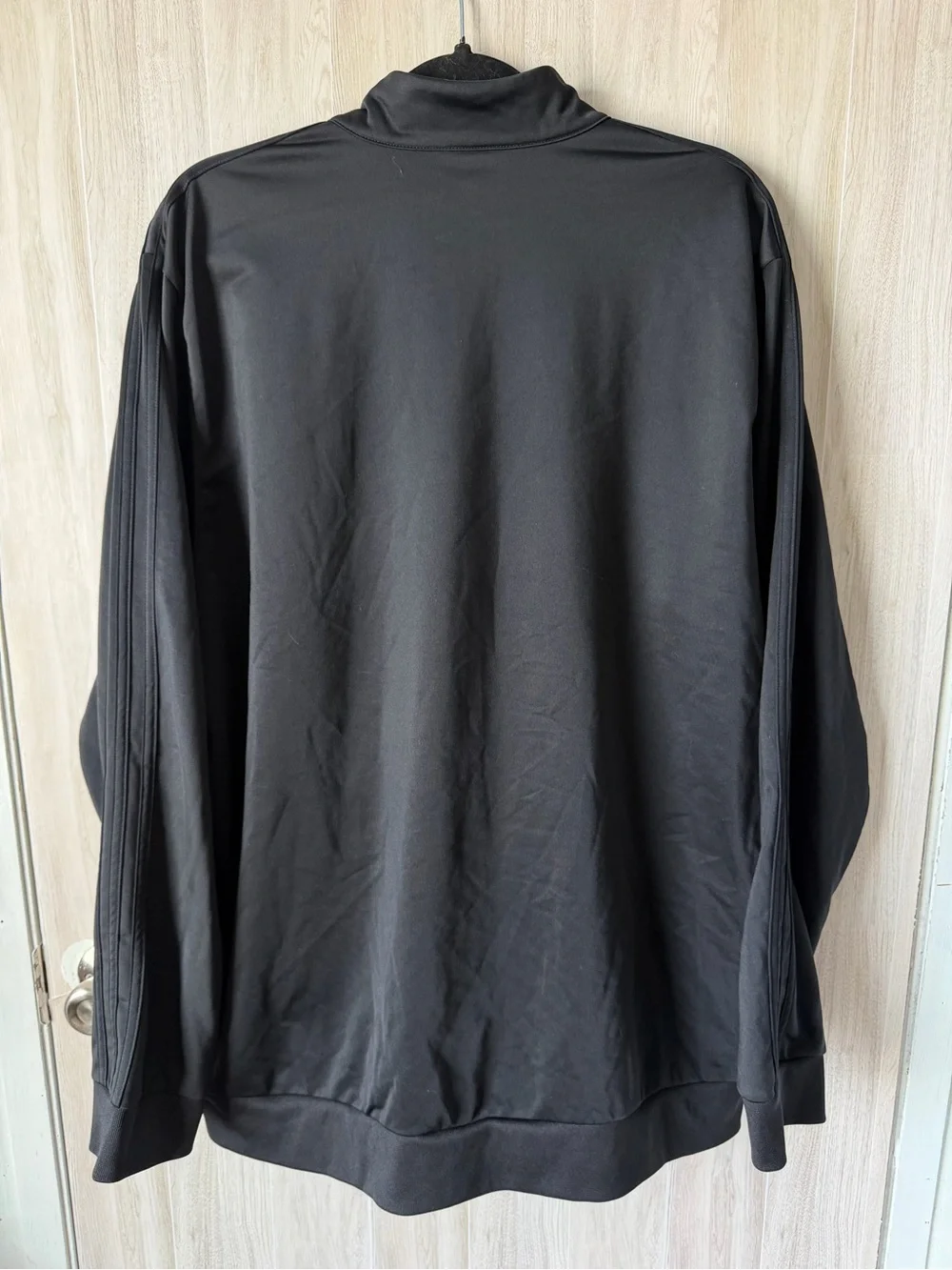adidas Black Full-Zip Track Jacket